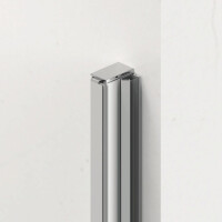 Swiss Aqua Technologies Fusion Nischentür Duschtür Walk-In 90 cm, Chrom