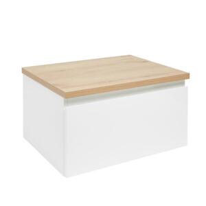 SAT B-WAY Badezimmerschrank 59x30x45 cm Eiche-Optik /...