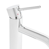 SAT Aurum Einhand-Waschtischbatterie 16,5 cm Edelstahl, Chrom