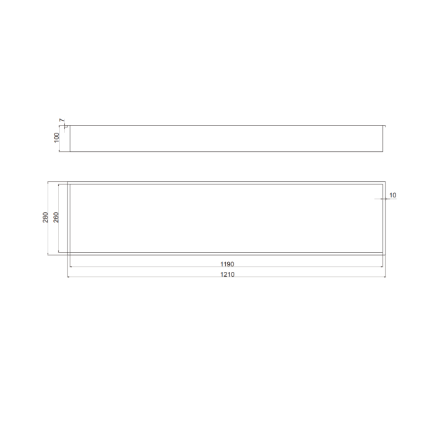 SAT Aurum Duschnische Edelstahl 304 Montage ohne Bohren 121x28 cm, verschiedene Farben