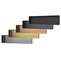 SAT Aurum Duschnische Edelstahl 304 Montage ohne Bohren 121x28 cm, verschiedene Farben
