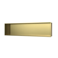 SAT Aurum Duschnische Edelstahl 304 Montage ohne Bohren 121x28 cm, verschiedene Farben