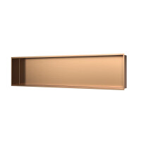 SAT Aurum Duschnische Edelstahl 304 Montage ohne Bohren 121x28 cm, verschiedene Farben
