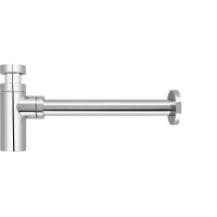 TRINNITY Design Tassensiphon 1 1/4" ABS 50mm Sperrwasserh&ouml;he, verchromt