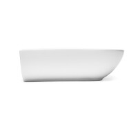SAT Brevis hängendes Keramik-Waschbecken 50x38,5 cm mit Hahnloch, glänzend weiß