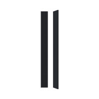 Fineza Spline Akustikplatte 24,5 x 265 MDF-Lamellen Schallschutz Wandpaneel für Innenräume, Marineblau