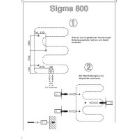 SIGMA Design Heizkörper 800 mm x 600 mm dreiarmig flach pulverbeschichtet in weiß