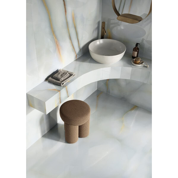 Emil Tele Di Marmo Pure Onyx Bodenfliese 60x120 cm 1,44m² Marmor-Optik türkis matt