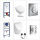 VILLEROY & BOCH O.NOVO Wand WC spülrandlos + SoftClose TakeOff WC-Sitz & Absaug Urinal + Deckel, GROHE Vorwandgestell & Betätigungsplatte, verschiedene Ausführungen