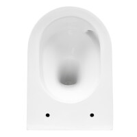 SAT Ergo Ergonomisches Wand-WC 36x52 cm mit SoftClose-Sitz, Wirbelspülung, weiß