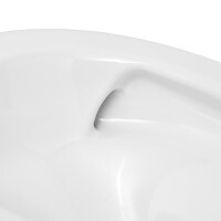 SAT Ergo Ergonomisches Wand-WC 36x52 cm mit SoftClose-Sitz, Wirbelspülung, weiß