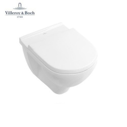 VILLEROY & BOCH O.NOVO Wand WC spülrandlos + SoftClose TakeOff WC-Sitz & Absaug Urinal + Deckel, GROHE Vorwandgestell & Betätigungsplatte in weiß