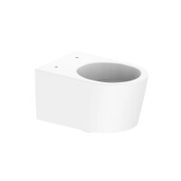 VIGOUR WHITE V4 Wand-WC PowerFlush spülrandlos mit SoftClose TakeOff WC-Sitz, weiß matt