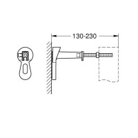 GROHE Rapid SL Vorwandelement Urinal-Set + ROCA NEXO Urinal mit SoftClose-Deckel, Betätigungsplatte, Wandwinkel & Urinalsieb, Weiß