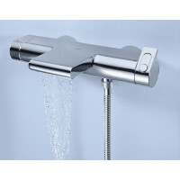 GROHE Grohtherm 2000 Thermostat-Badewannenarmatur mit Ablage, chrom
