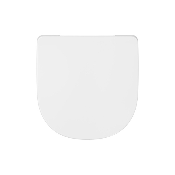 VIGOUR DERBY V3 Urinal CeramicPlus Beschichtung spülrandlos mit SoftClose Deckel Zulauf hinten, weiß