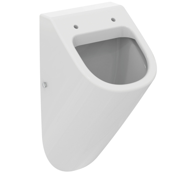 VIGOUR DERBY V3 Urinal CeramicPlus Beschichtung spülrandlos mit SoftClose Deckel Zulauf hinten, weiß