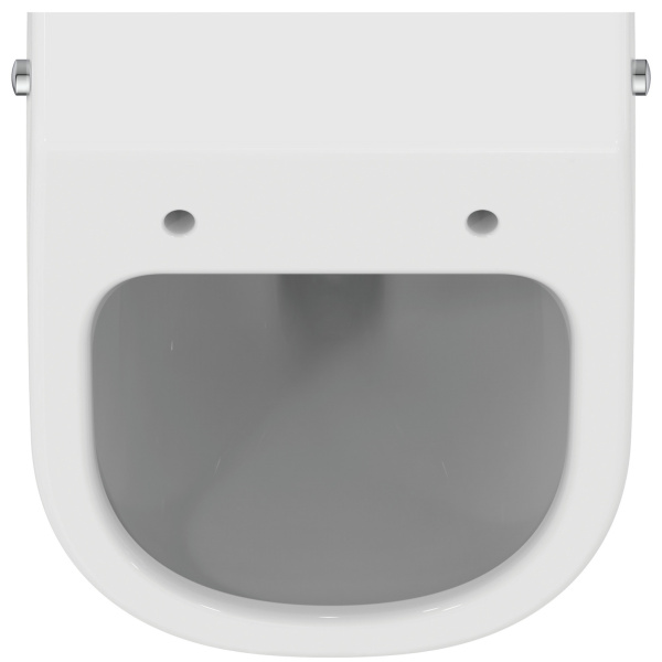 VIGOUR DERBY V3 Urinal CeramicPlus Beschichtung spülrandlos mit SoftClose Deckel Zulauf hinten, weiß