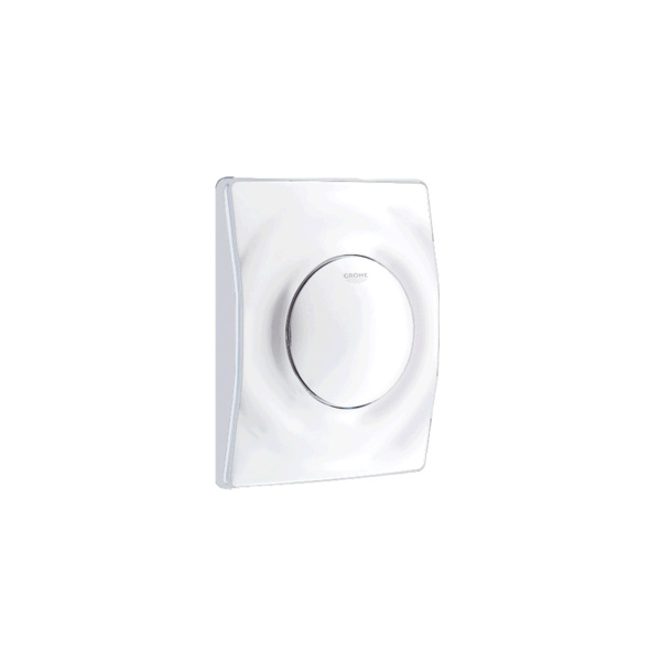 VILLEROY & BOCH Subway Urinal mit SoftClose Deckel & GROHE Wandeinbauspüler mit Betätigungsplatte