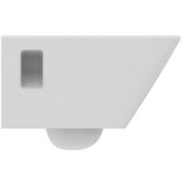 VIGOUR DERBY V3 Edge Wand-WC Tiefspüler spülrandlos mit sichtbarer Befestigung & PflegetectPLUS, weiß
