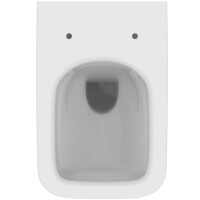 VIGOUR DERBY V3 Edge Wand-WC Tiefspüler spülrandlos mit sichtbarer Befestigung & PflegetectPLUS, weiß