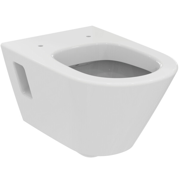 VIGOUR DERBY V3 Wand-WC mit Spülrand offene Befestigung PflegetectPlus Beschichtung, weiß
