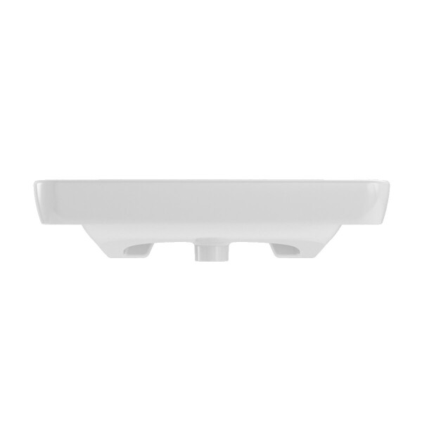 VIGOUR clivia V2 plus care 65x55 cm unterfahrbar barrierefrei mit Hahnloch und Überlauf, weiß