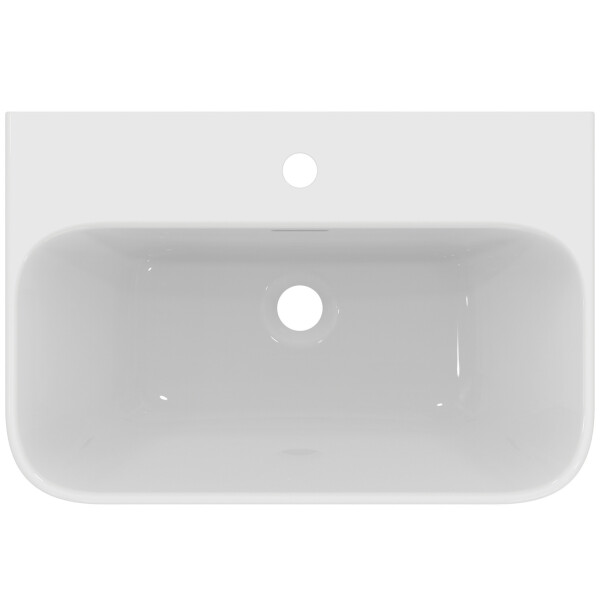 VIGOUR DERBY V3 Waschtisch kompackt 60 x 40 cm mit PflegetectPLUS Beschichtung, weiß