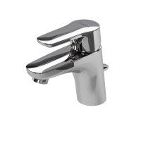 VIGOUR derby V3 XS Piccolo Einhand-Waschtischbatterie mit Ablaufgarnitur, verchromt