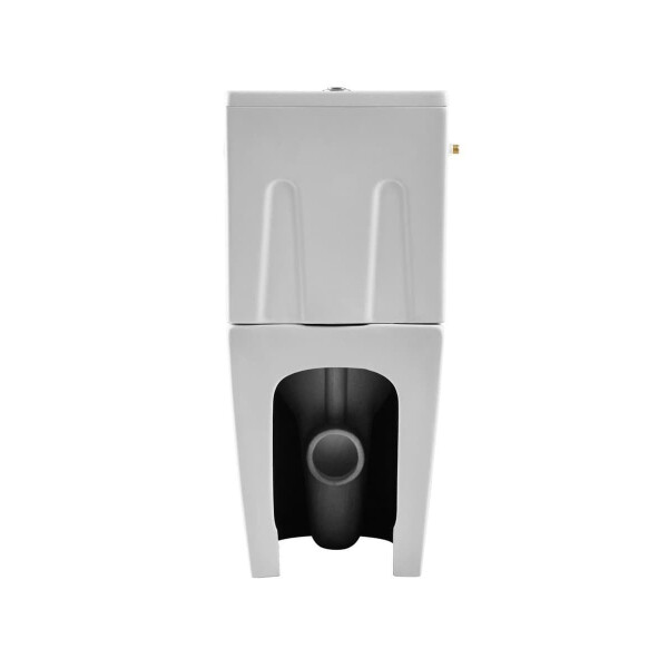 SAT Brevis Stand-Kombi-WC mit Tornado-Spülung Wasseranschluss links/rechts spülrandlos und Vario-Abgang, weiß