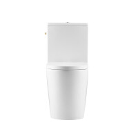SAT Brevis Stand-Kombi-WC mit Tornado-Spülung Wasseranschluss links/rechts spülrandlos und Vario-Abgang, weiß