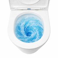 SAT Brevis Stand-Kombi-WC mit Tornado-Spülung Wasseranschluss links/rechts spülrandlos und Vario-Abgang, weiß