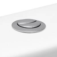 SAT Brevis Stand-Kombi-WC mit Tornado-Spülung Wasseranschluss links/rechts spülrandlos und Vario-Abgang, schwarz matt