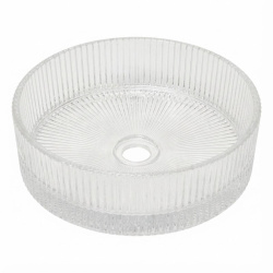 SAT PURITY Aufsatzwaschbecken Ø 36 cm aus...