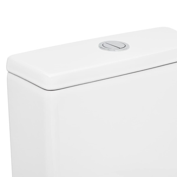 SAT Ergo WC-Kombination mit ergonomischer Sitzform und Wirbelspülung, weiß