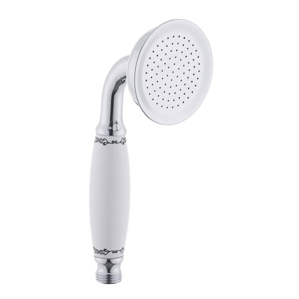 SIKO Provence Brausegarnitur-Set Retro-Duscharmatur, Handbrause und Duschschlauch, chrom