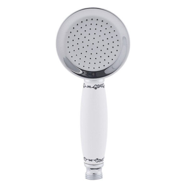 SIKO Provence Brausegarnitur-Set Retro-Duscharmatur, Handbrause und Duschschlauch, chrom
