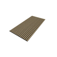 SAT Akustikpaneel 60 x 120 cm MDF-Lamellen Schallschutz Wandpaneel für Innenräume, Natur-Eiche