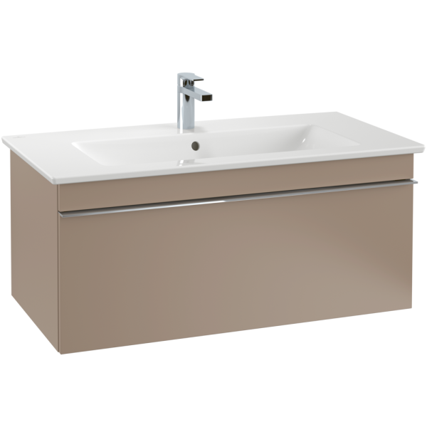 VILLEROY & BOCH VENTICELLO Möbelwaschtisch 100 x 50 cm mit Hahnloch und Überlauf, weiß