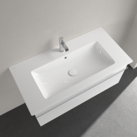 VILLEROY & BOCH VENTICELLO Möbelwaschtisch 100 x 50 cm mit Hahnloch und Überlauf, weiß