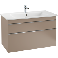 VILLEROY & BOCH VENTICELLO Möbelwaschtisch 100 x 50 cm mit Hahnloch und Überlauf, weiß
