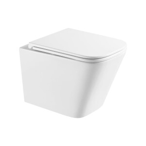 SAT B-Way Wand-WC Softclose-Sitz eckig spülrandlos...