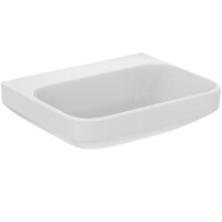 VIGOUR derby V3 plus Waschtisch 55x45 cm Weiß ohne Hahnloch und Überlauf Wandmontage