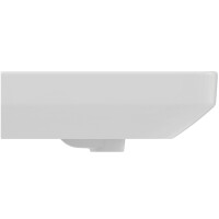 VIGOUR derby V3 plus Waschtisch 55x45 cm Weiß ohne Hahnloch und Überlauf Wandmontage