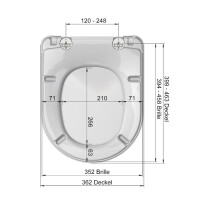MKW Dario WC-Sitz passend für Villeroy & Boch O.Nov