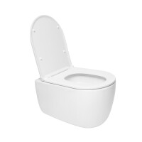 SAT Ergo XL-Toilette wandhängend 40x57 cm mit Wirbelsp&