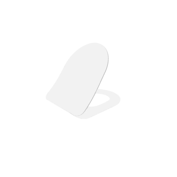 FREE Wand WC spülrandlos mit SoftClose WC-Sitz & GEBERIT BASIC Vorwandelement + DELTA25 Betätigungsplatte, verschiedene Farben