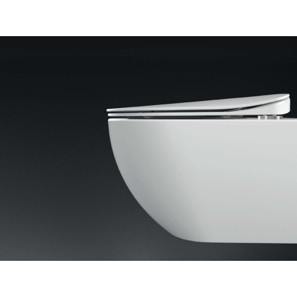 FREE Wand WC spülrandlos mit SoftClose WC-Sitz & GEBERIT BASIC Vorwandelement + DELTA25 Betätigungsplatte, verschiedene Farben