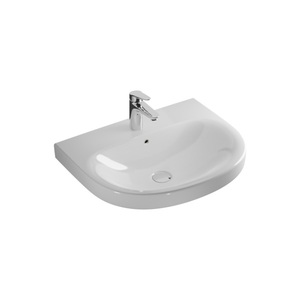 Waschtisch Waschbecken  Handwaschbecken Clivia Style 65 x 47 cm weiß * 
