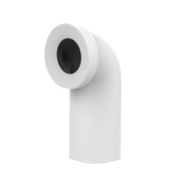 SANIT Universal WC-Anschlussbogen 90° DN100 Kunststoff mit Spezial-Lippendichtung DIN 1389